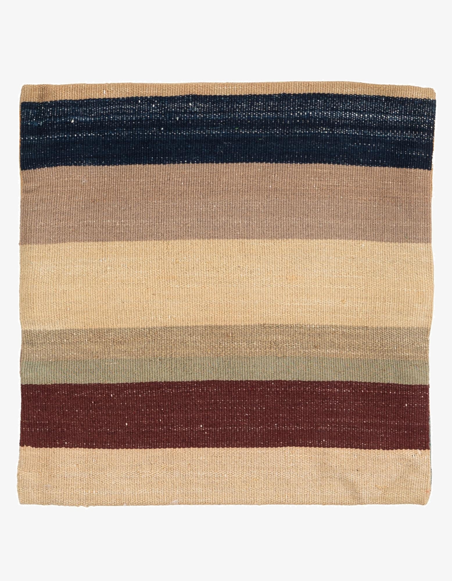  1' 6 x 1' 6  Hand Woven Pillow Wool Square Rug
