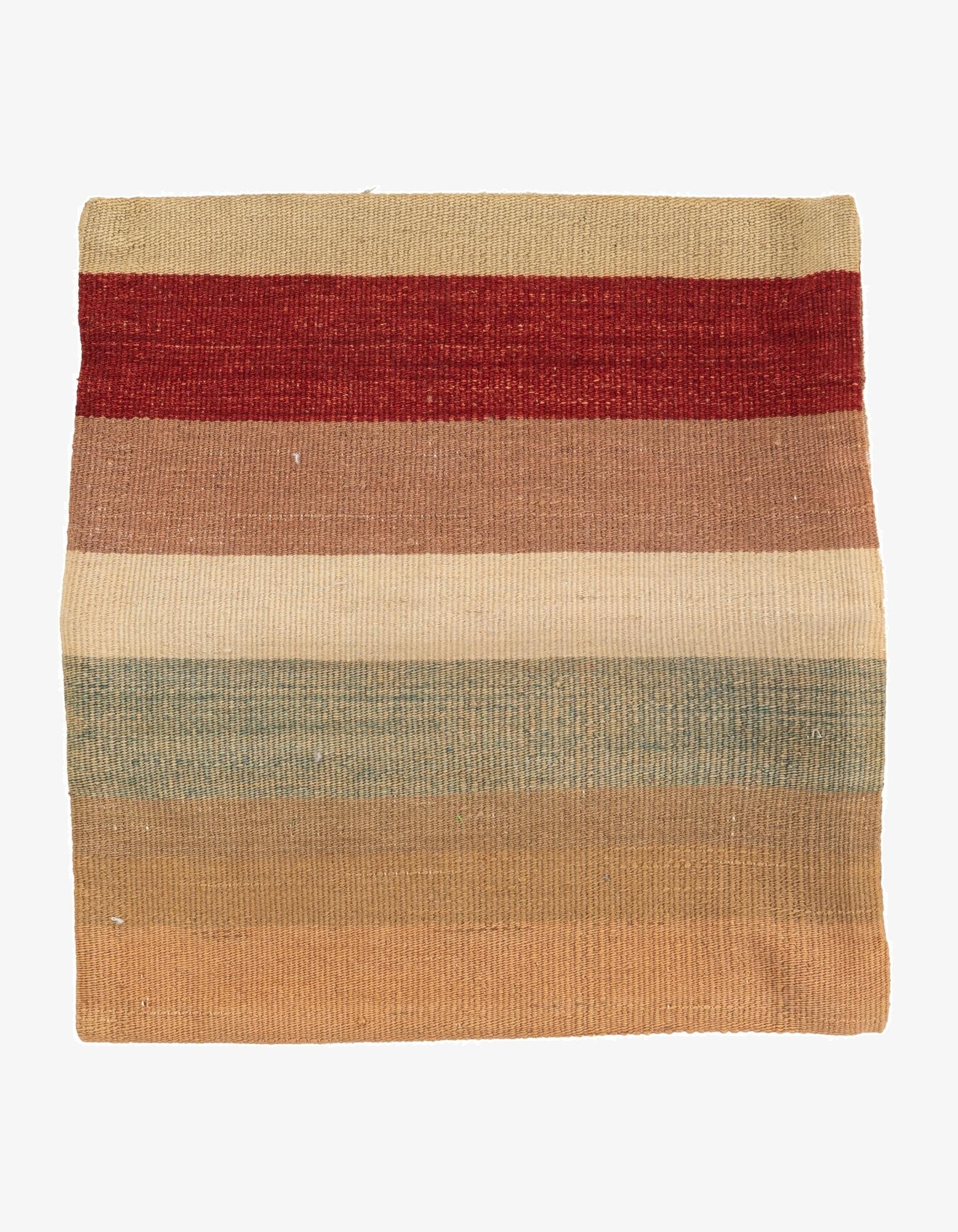  1' 5 x 1' 7  Hand Woven Pillow Wool Square Rug