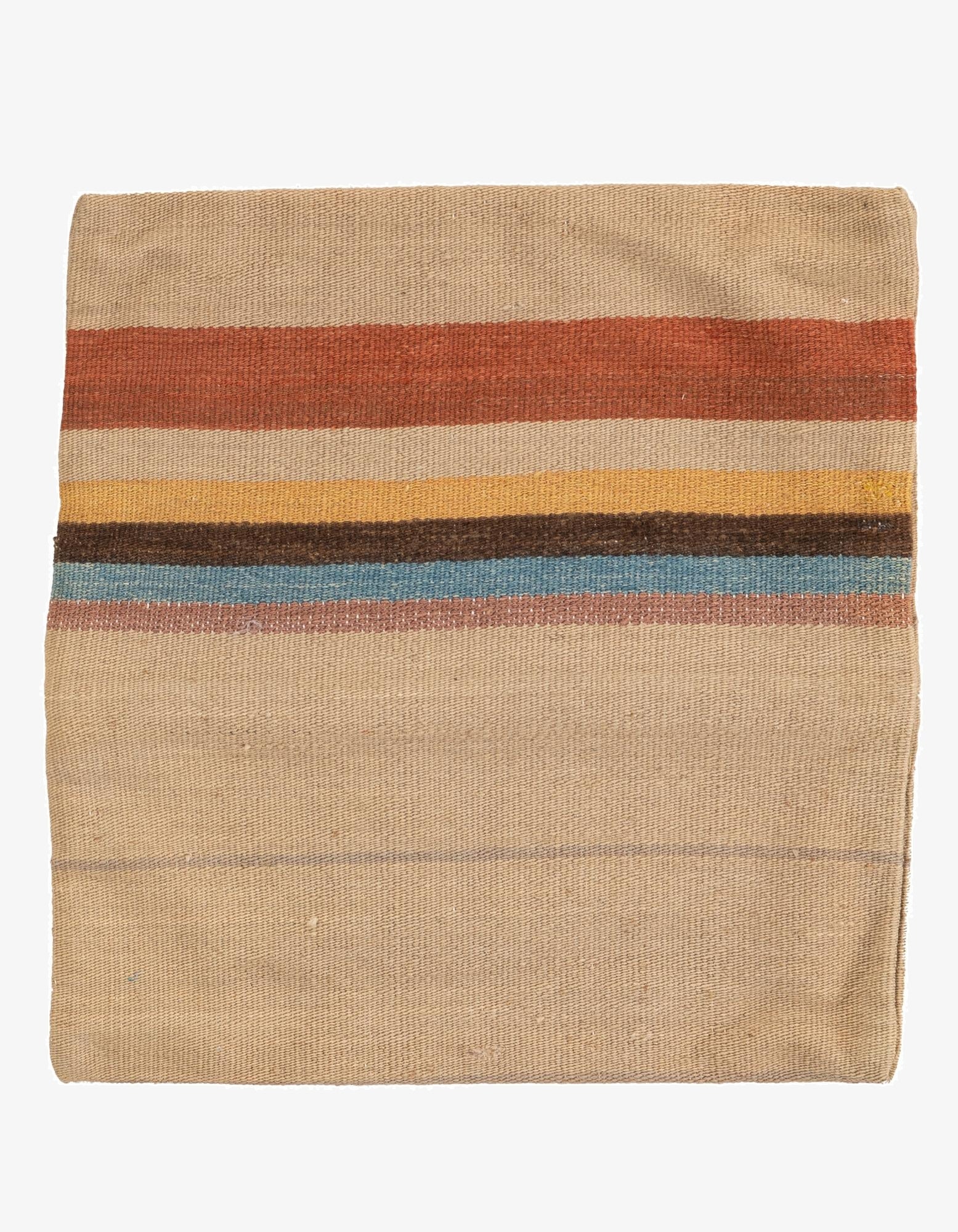  1' 7 x 1' 7  Hand Woven Pillow Wool Square Rug