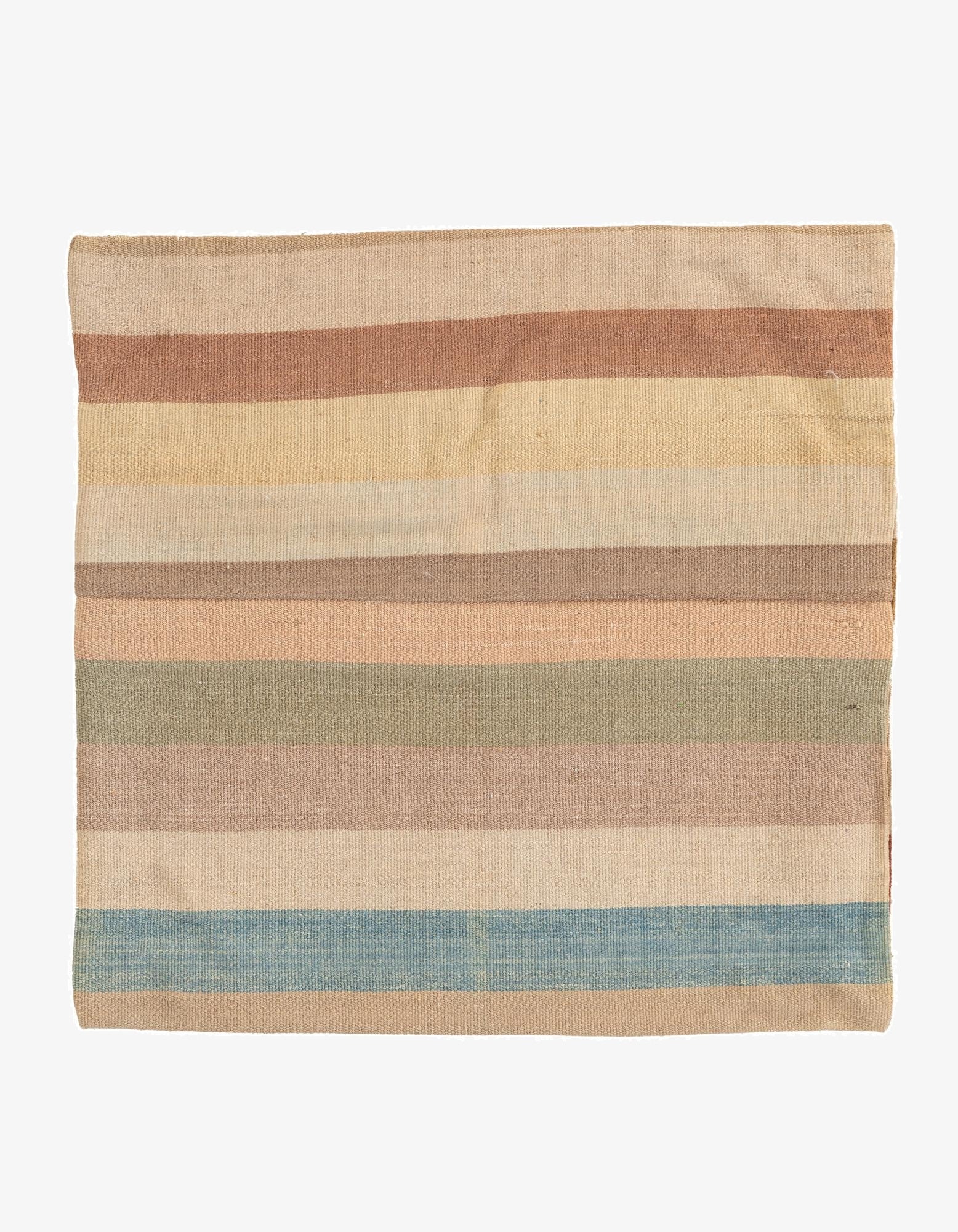  2' 5 x 2' 6  Hand Woven Pillow Wool Square Rug