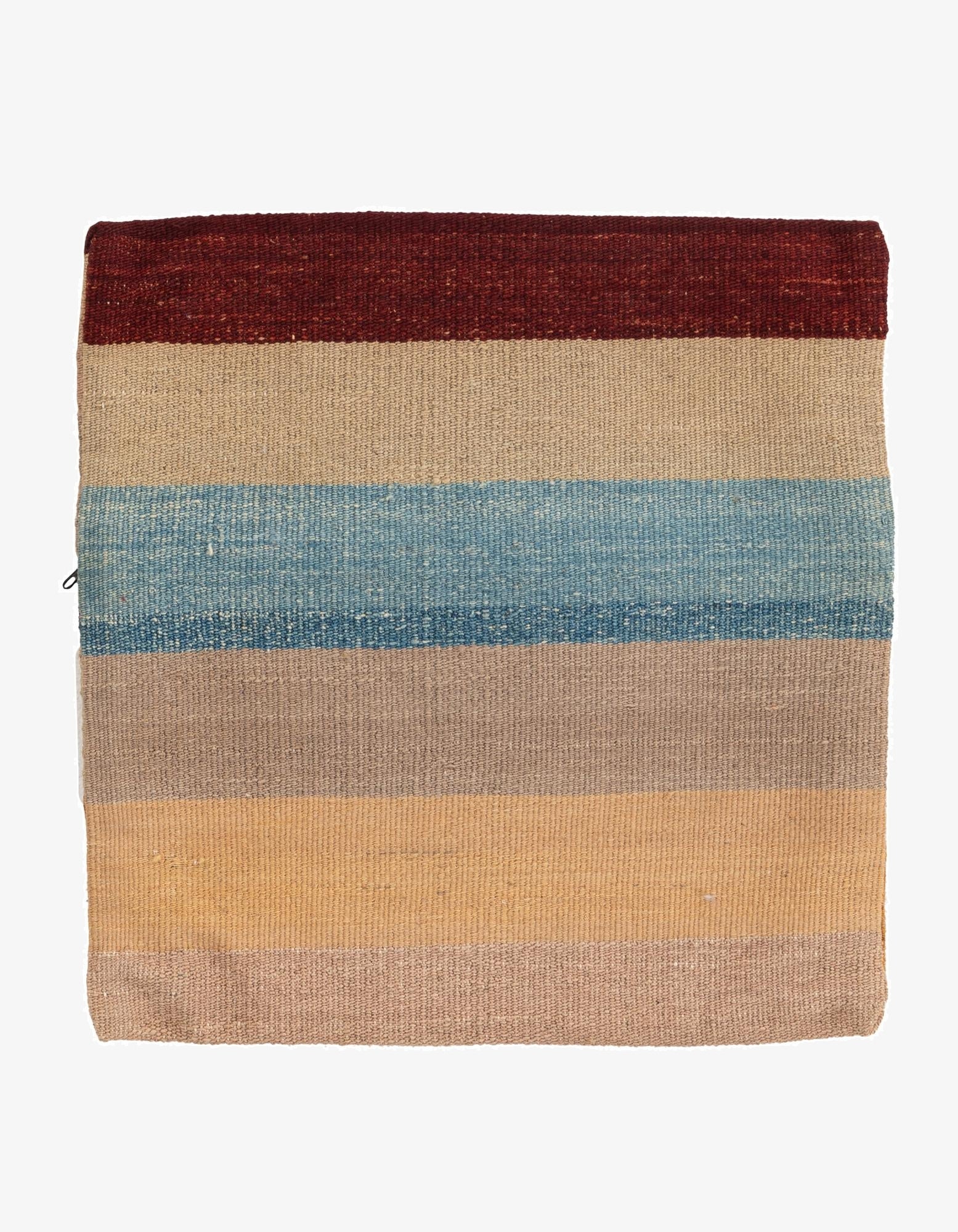  1' 6 x 1' 6  Hand Woven Pillow Wool Square Rug