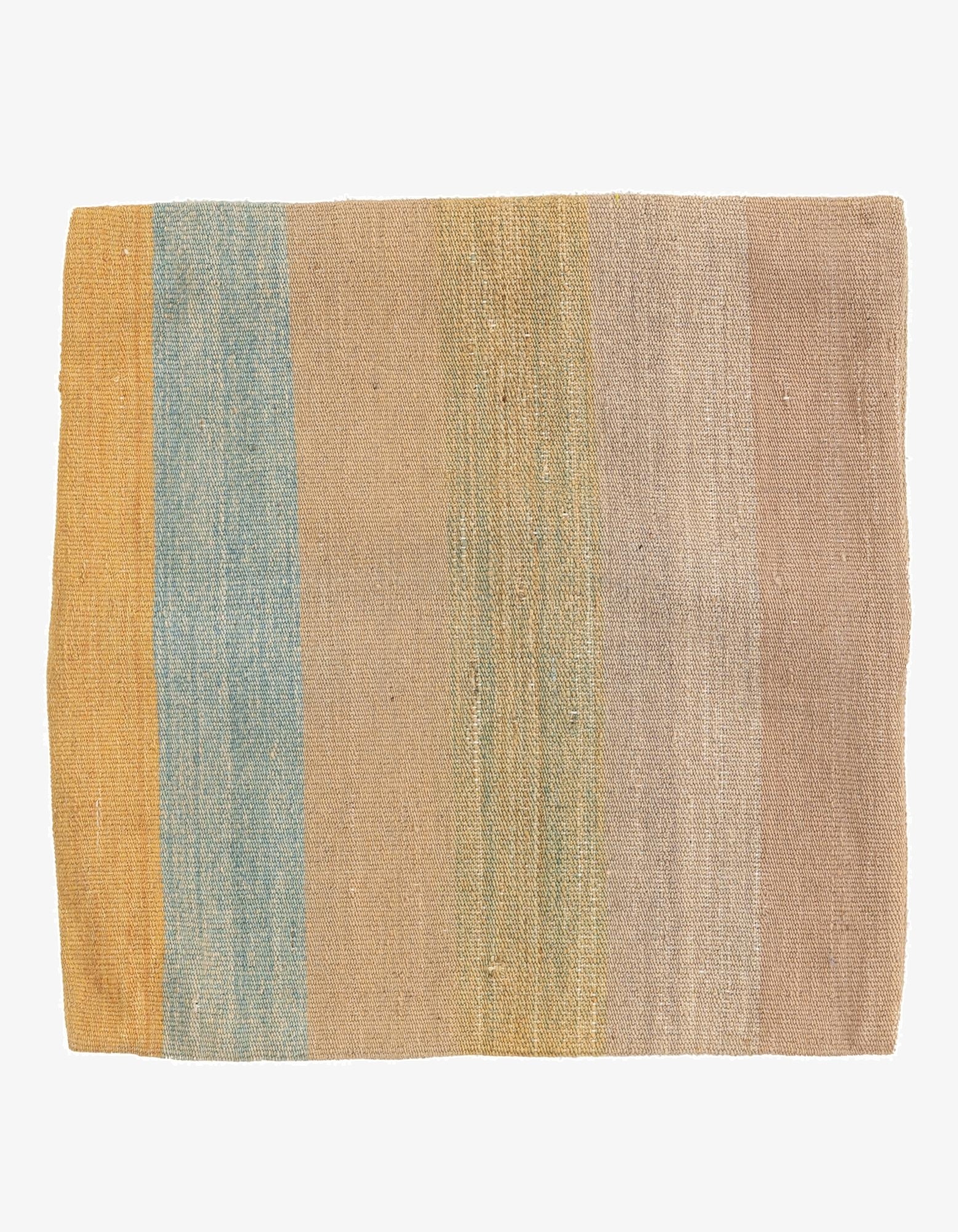  1' 6 x 1' 6  Hand Woven Pillow Wool Square Rug