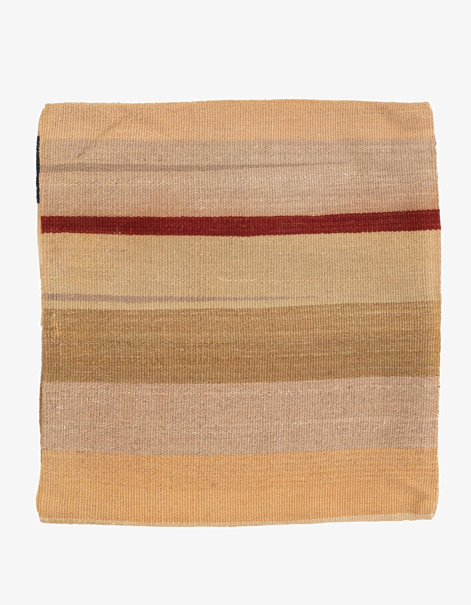  1' 6 x 1' 6  Hand Woven Pillow Wool Square Rug