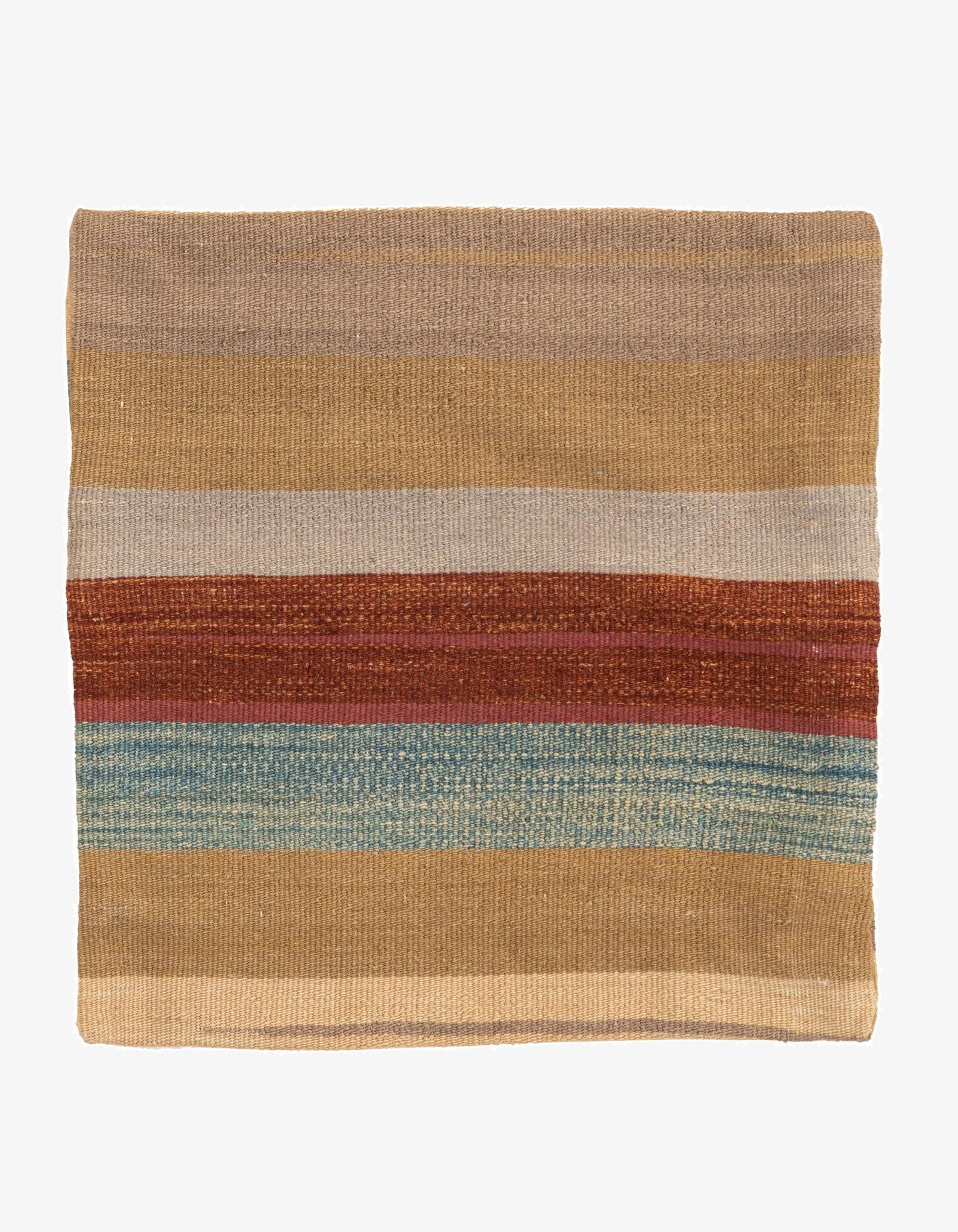  1' 6 x 1' 7  Hand Woven Pillow Wool Square Rug