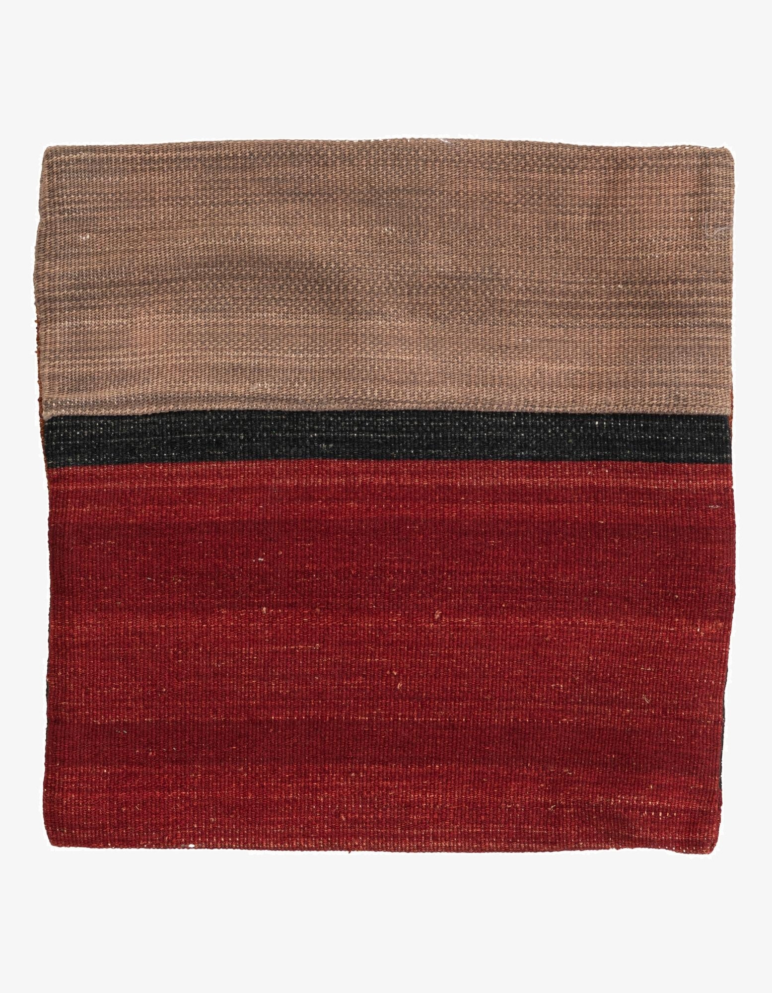  1' 6 x 1' 6  Hand Woven Pillow Wool Square Rug