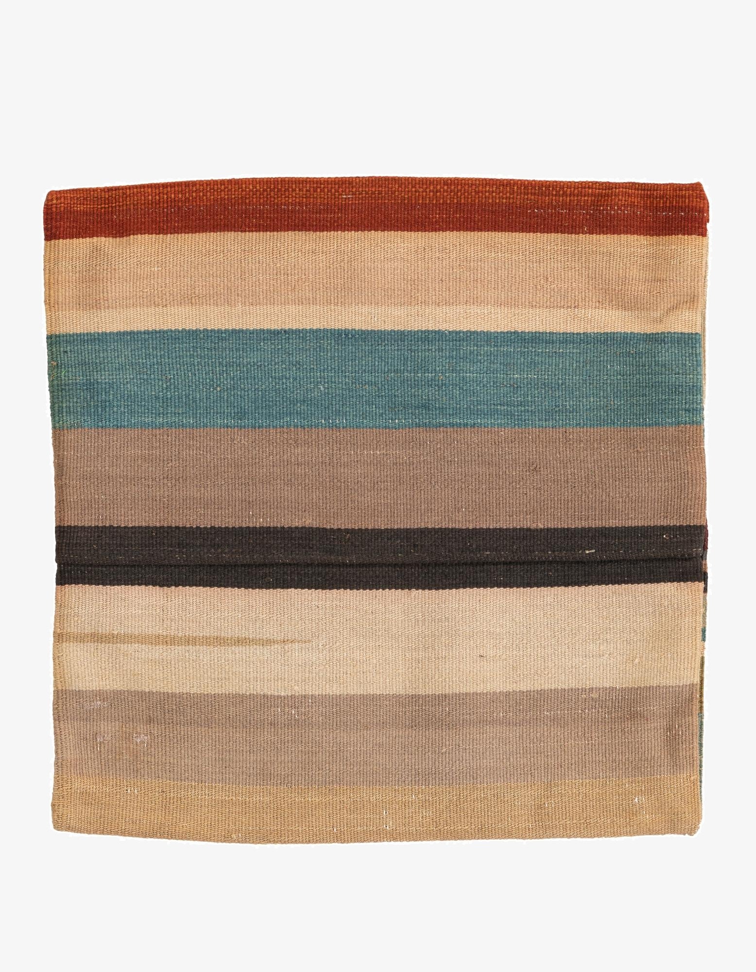  1' 7 x 1' 7  Hand Woven Pillow Wool Square Rug