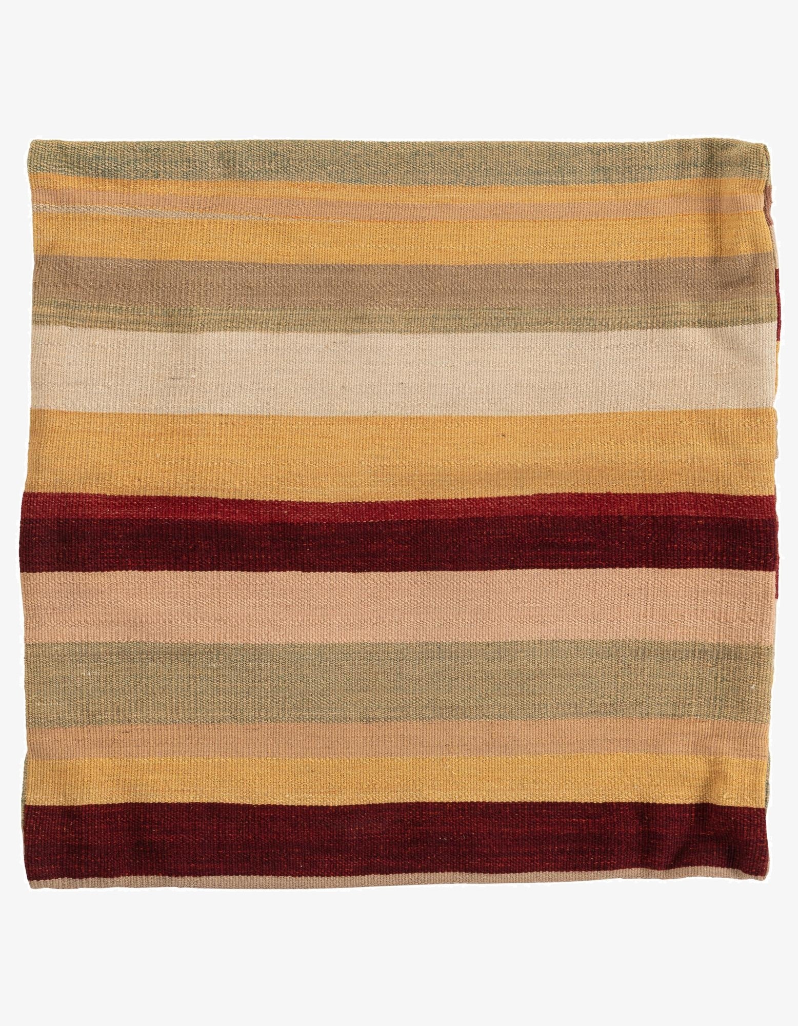  2' 5 x 2' 5  Hand Woven Pillow Wool Square Rug