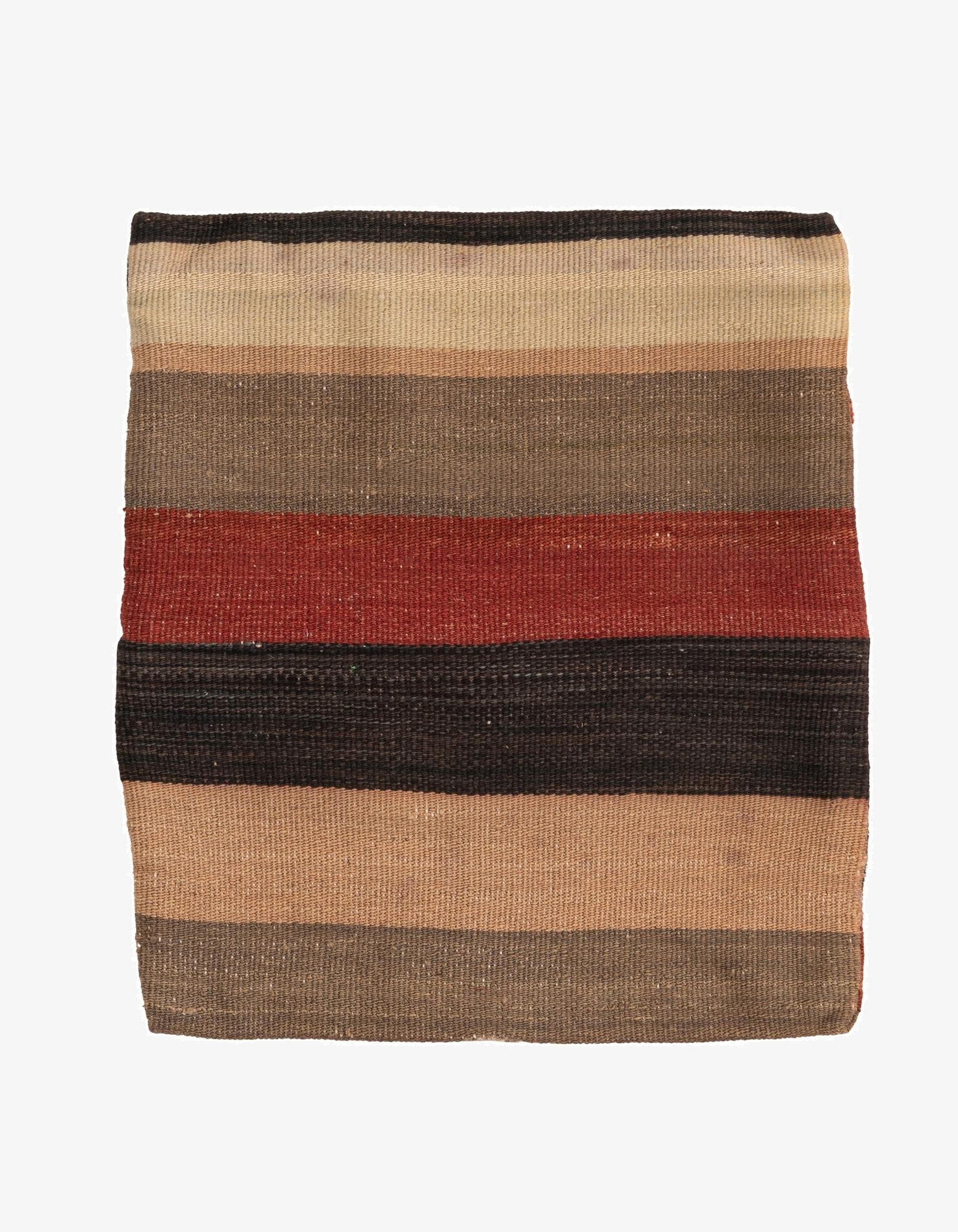  1' 4 x 1' 6  Hand Woven Pillow Wool Square Rug