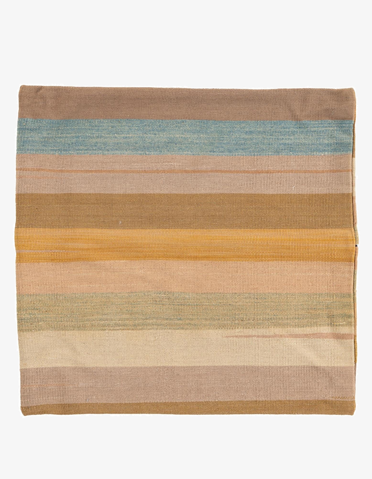  2' 5 x 2' 5  Hand Woven Pillow Wool Square Rug