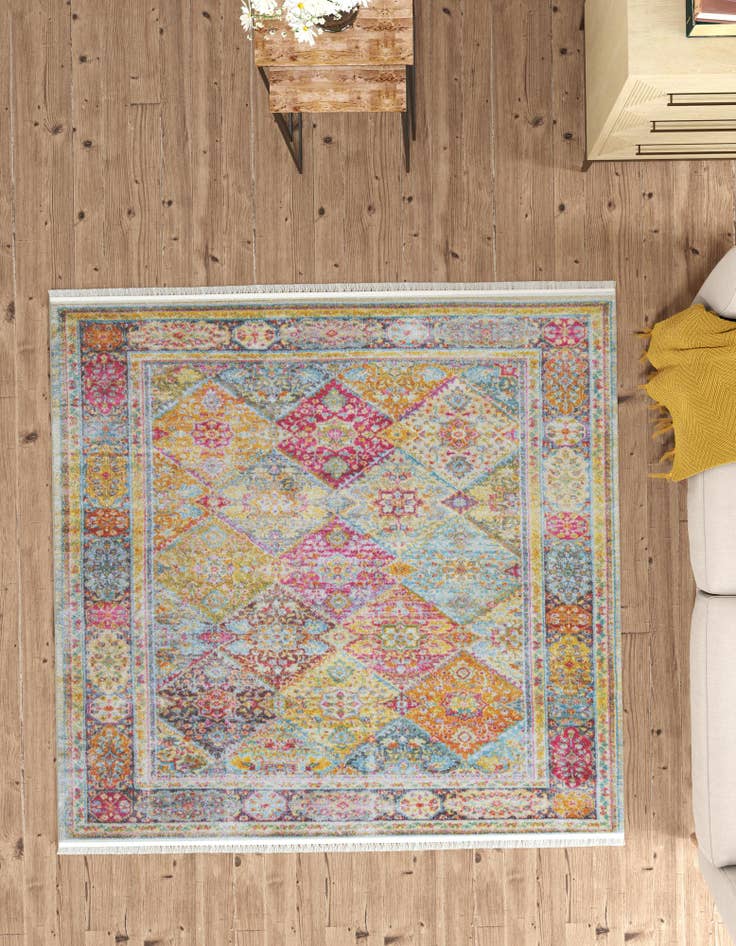 Detail image of  8' x 8' Santiago Square Rug