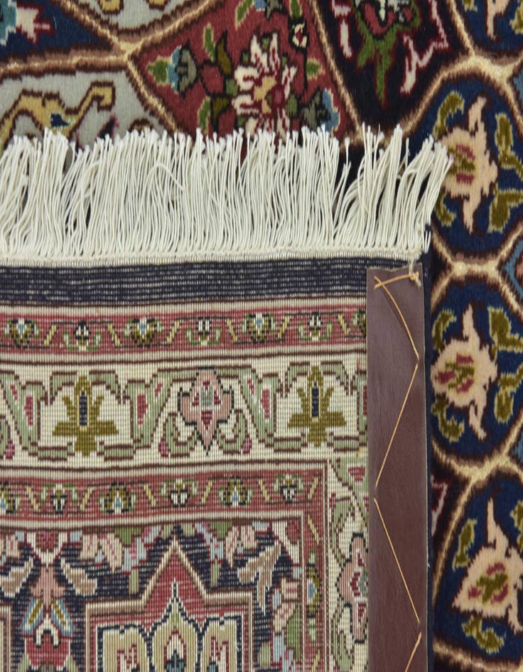 Detail image of  6' 8 x 8' 5  Hand Knotted Tabriz Persian Square Rug