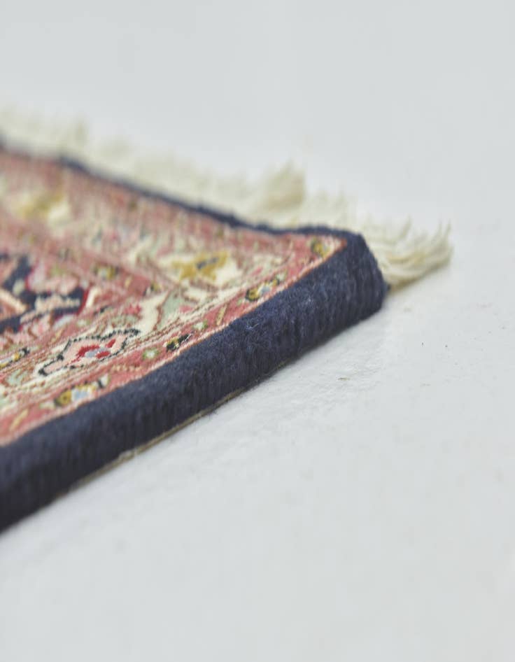 Detail image of  6' 8 x 8' 5  Hand Knotted Tabriz Persian Square Rug