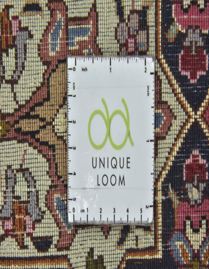 Detail image of  6' 8 x 8' 3  Hand Knotted Tabriz Persian Square Rug