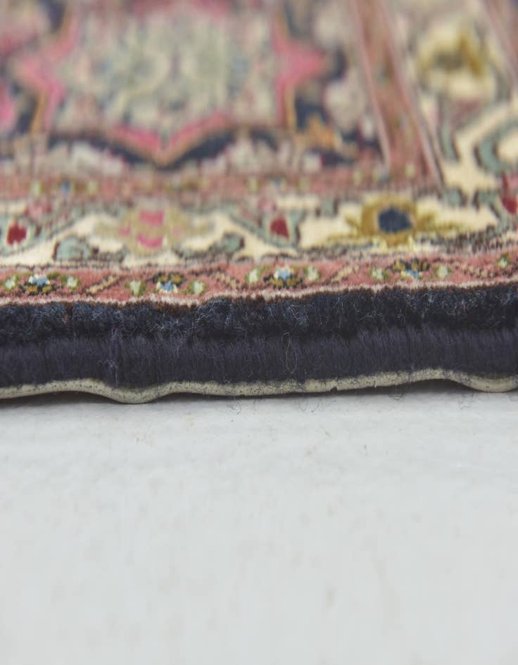 Detail image of  6' 8 x 8' 3  Hand Knotted Tabriz Persian Square Rug