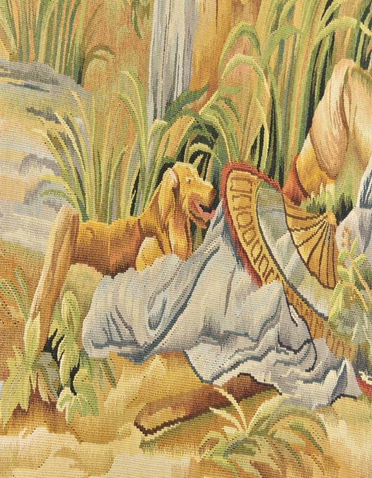 Detail image of  4' 8 x 5' 9 Tapestry Square Rug