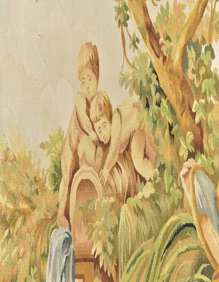 Detail image of  4' 8 x 5' 9 Tapestry Square Rug