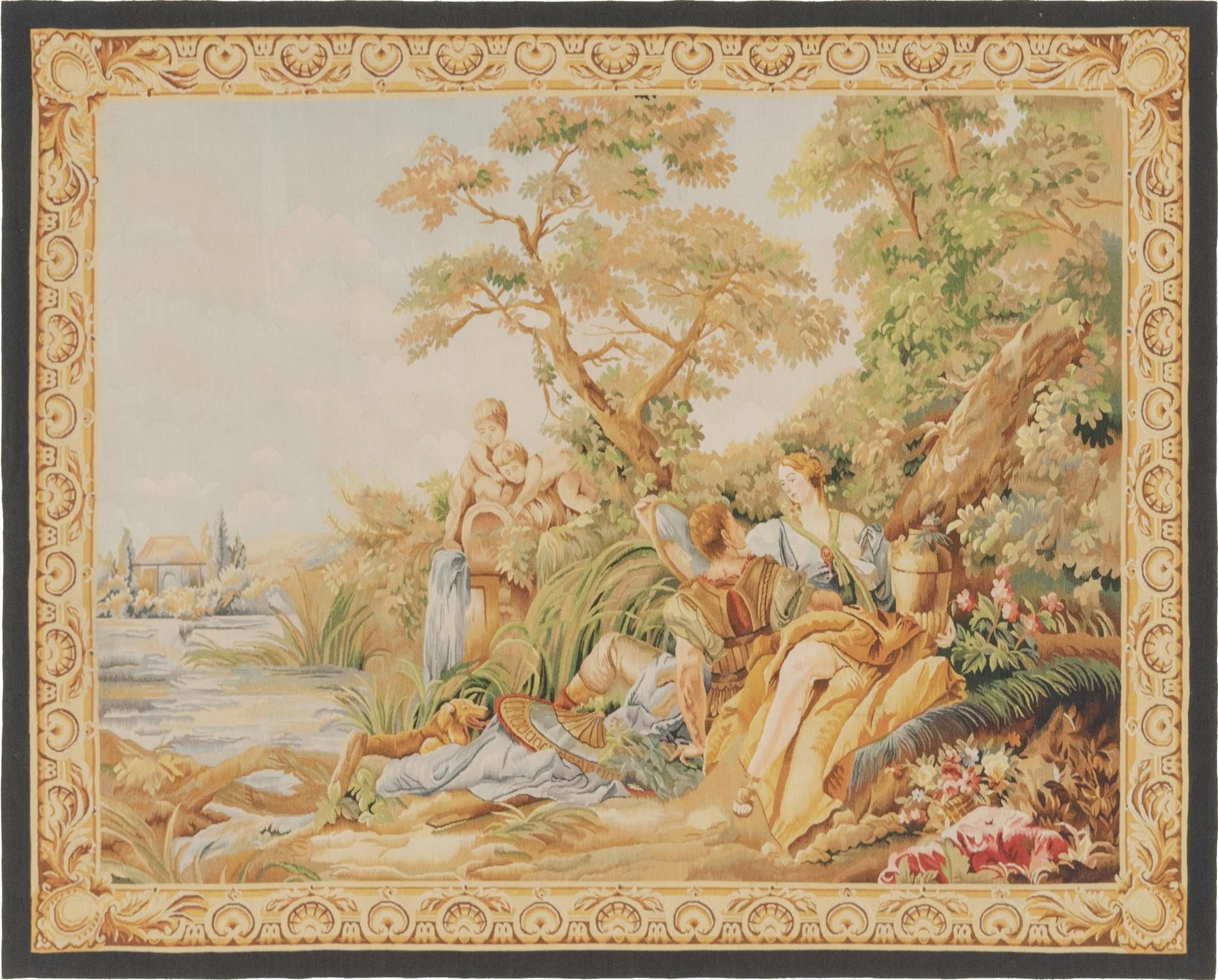  4' 8 x 5' 9 Tapestry Square Rug