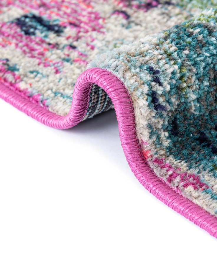 Detail image of  7' 10 x 7' 10  Washable Theia Square Rug