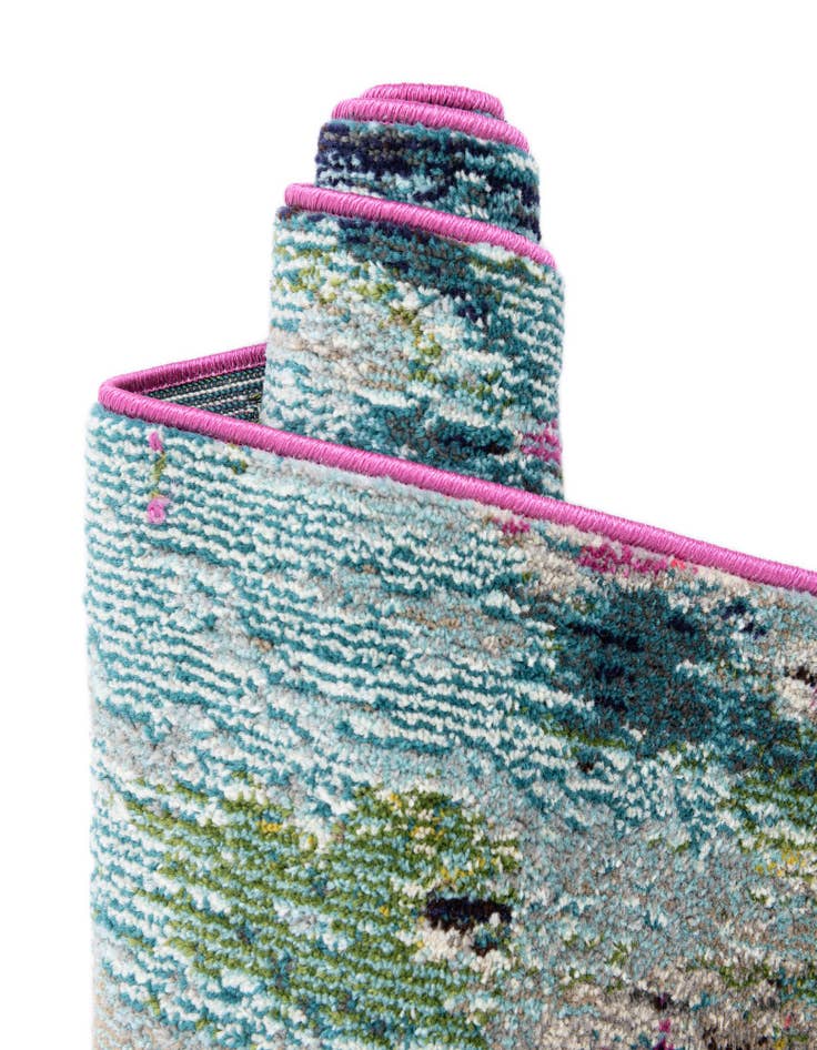 Detail image of  7' 10 x 7' 10  Washable Theia Square Rug