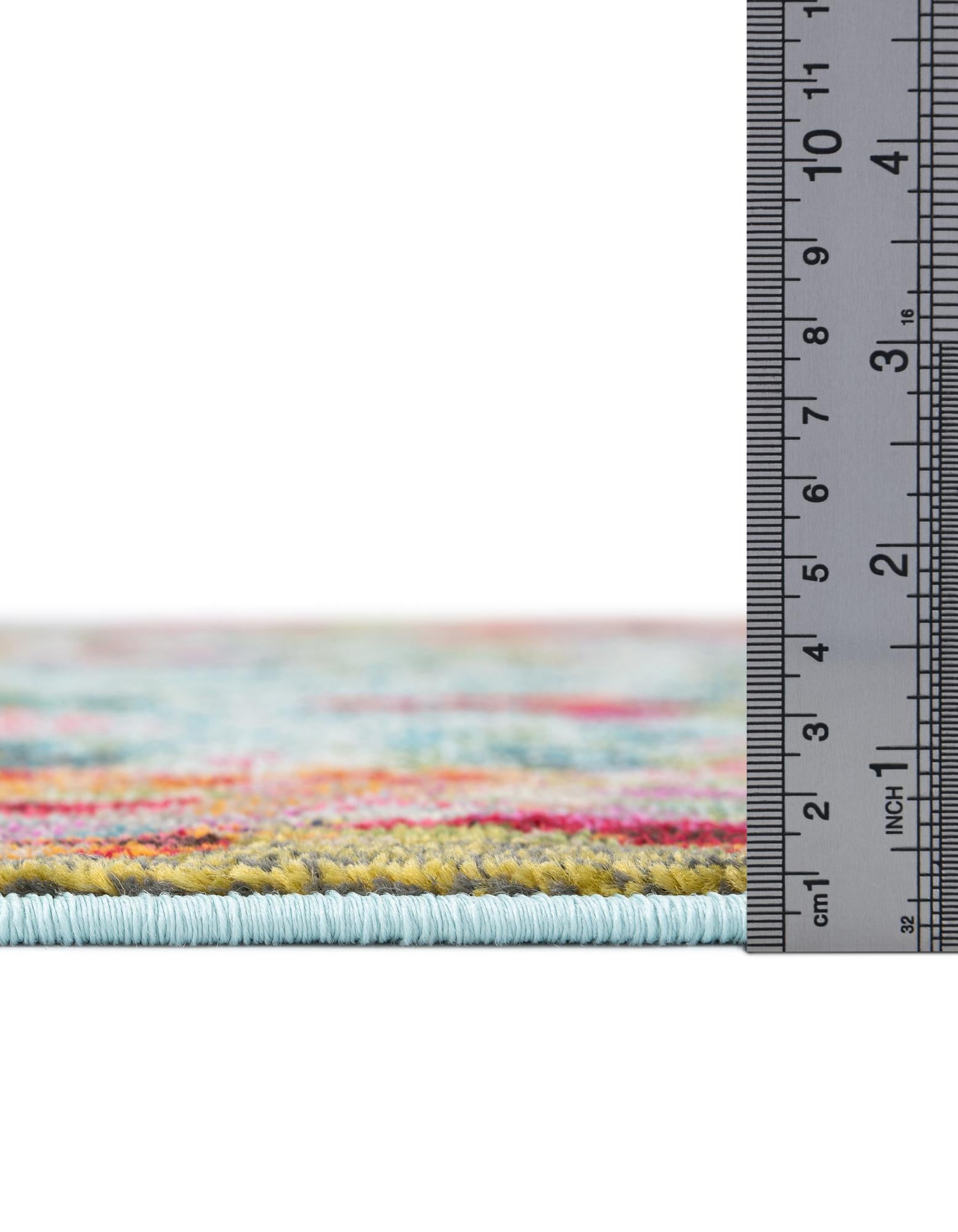 Multicolor 5' 3 x 5' 3 Theia Square Rug | Rugs.com
