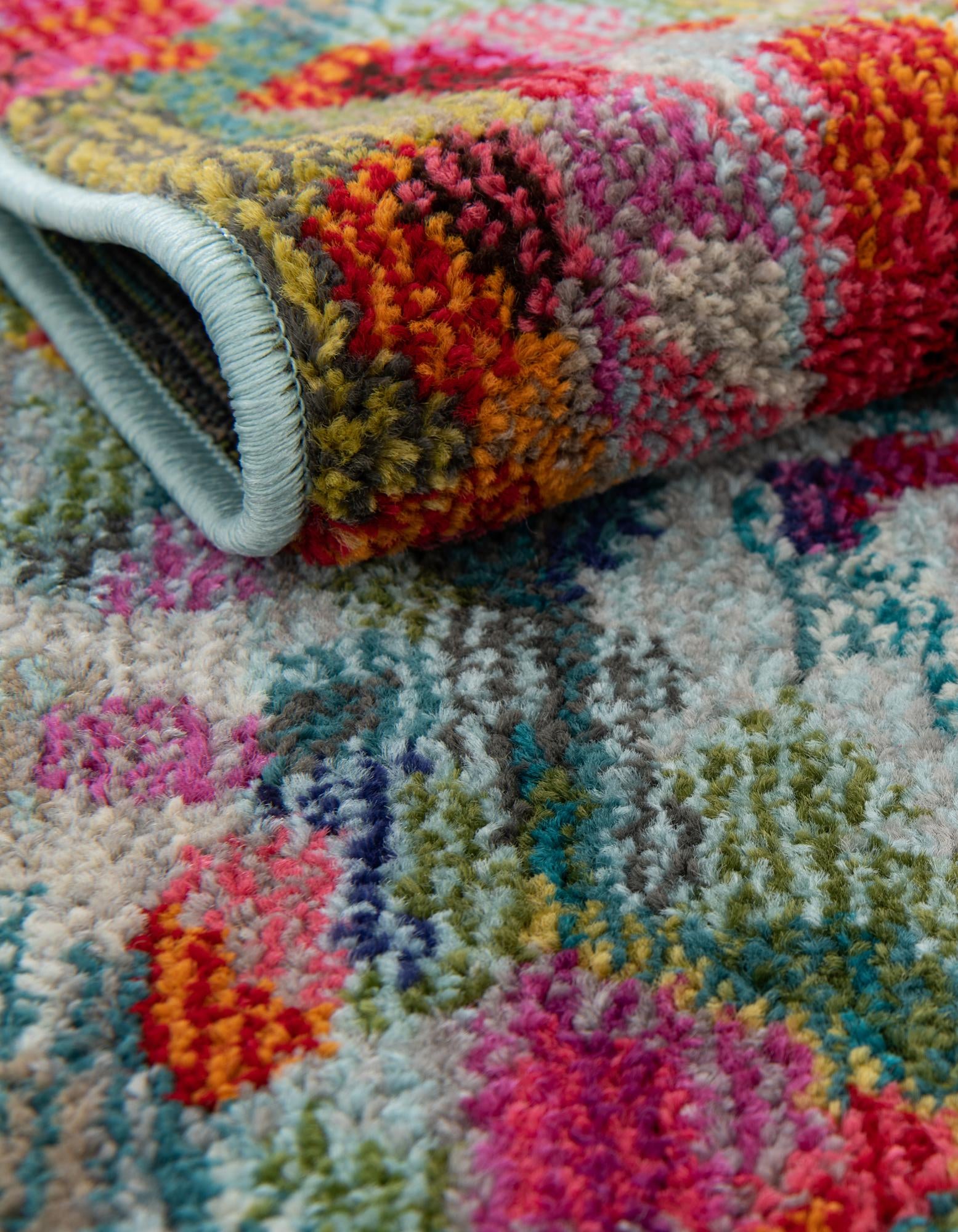 Multicolor 7' 10 x 7' 10 Theia Square Rug | Rugs.com
