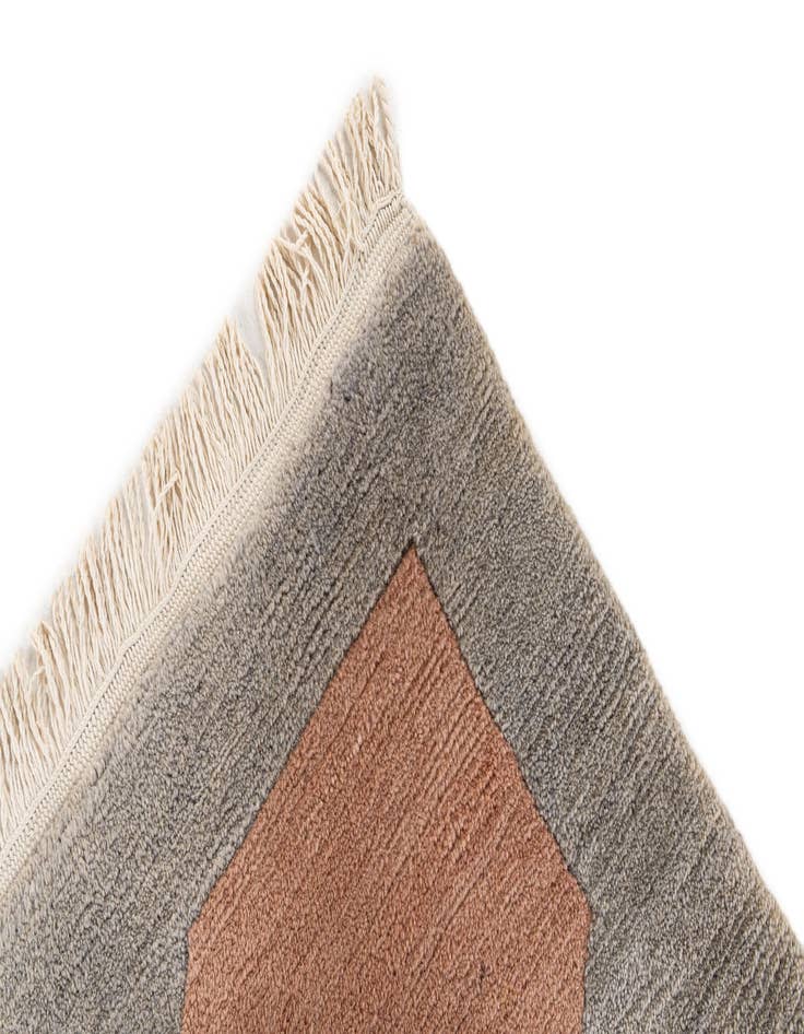 Detail image of  7' 7 x 8'  Hand Knotted Tibet Wool Square Rug