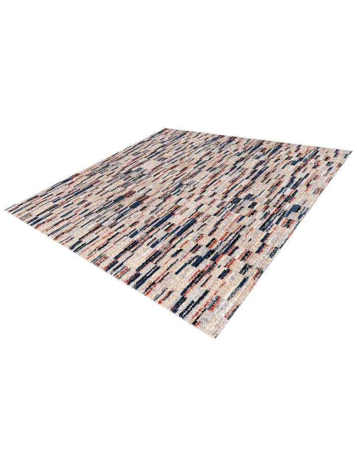 Multicolor 8' x 8' Tucson Square Rug | Rugs.com