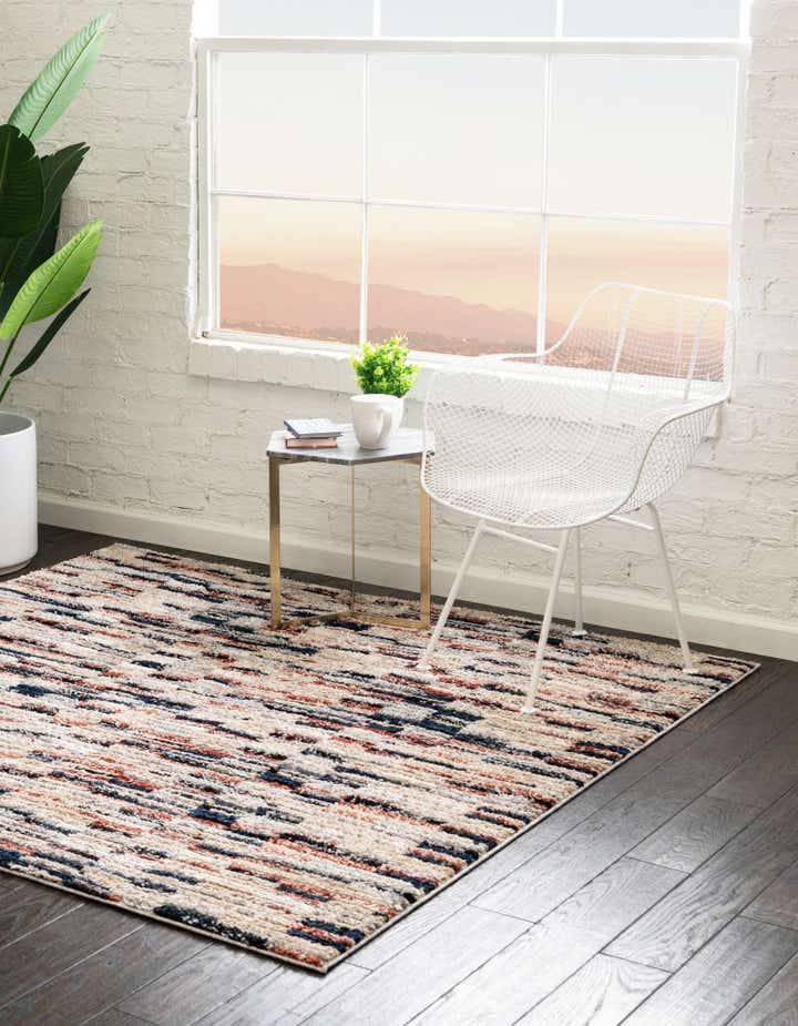 Multicolor 8' x 8' Tucson Square Rug | Rugs.com
