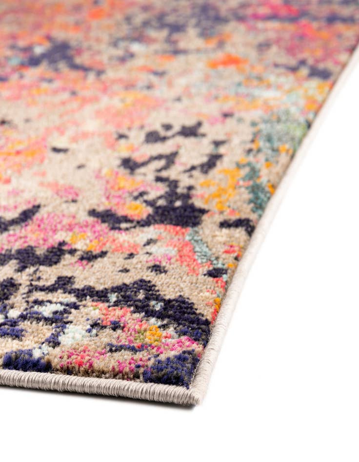 Detail image of  7' 10 x 7' 10  Washable Vivid Square Rug
