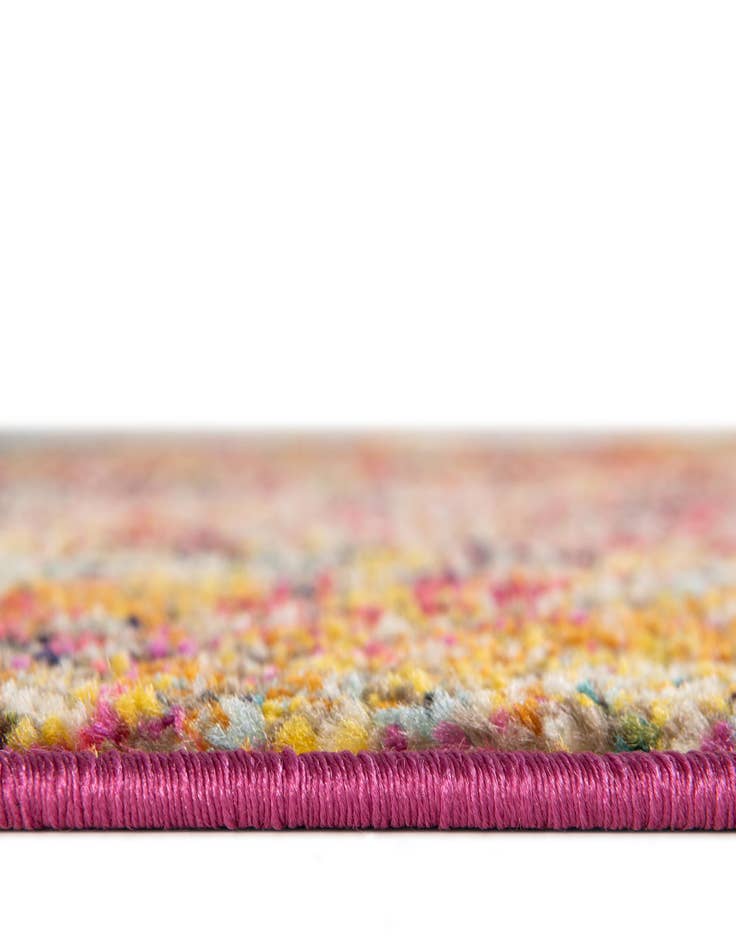 Detail image of  9' 10 x 9' 10  Washable Vivid Square Rug