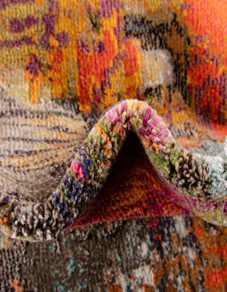 Detail image of  7' 10 x 7' 10  Washable Vivid Square Rug