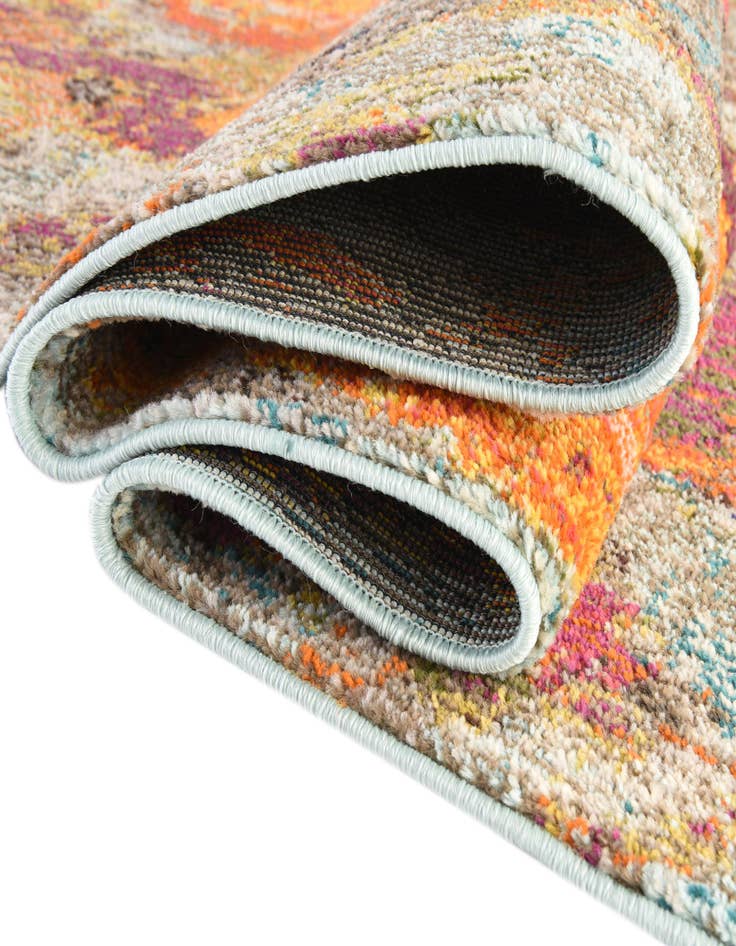 Detail image of  7' 10 x 7' 10  Washable Vivid Square Rug