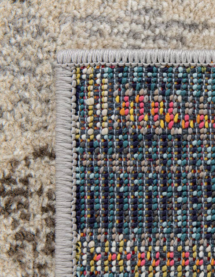 Detail image of  9' 10 x 9' 10  Washable Vivid Square Rug