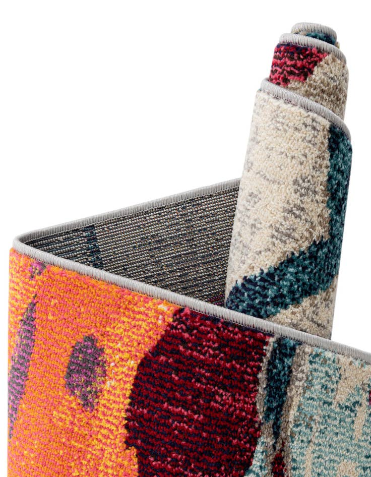 Detail image of  9' 10 x 9' 10  Washable Vivid Square Rug