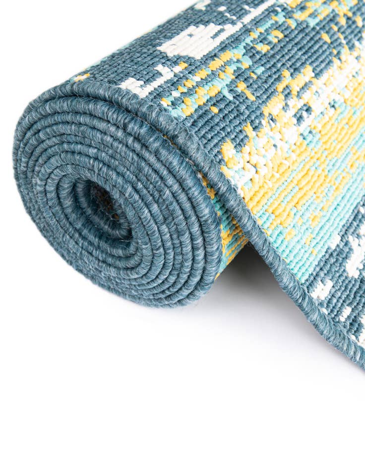 Detail image of  2' x 3'  Washable Coastal Indoor / Outdoor Rug