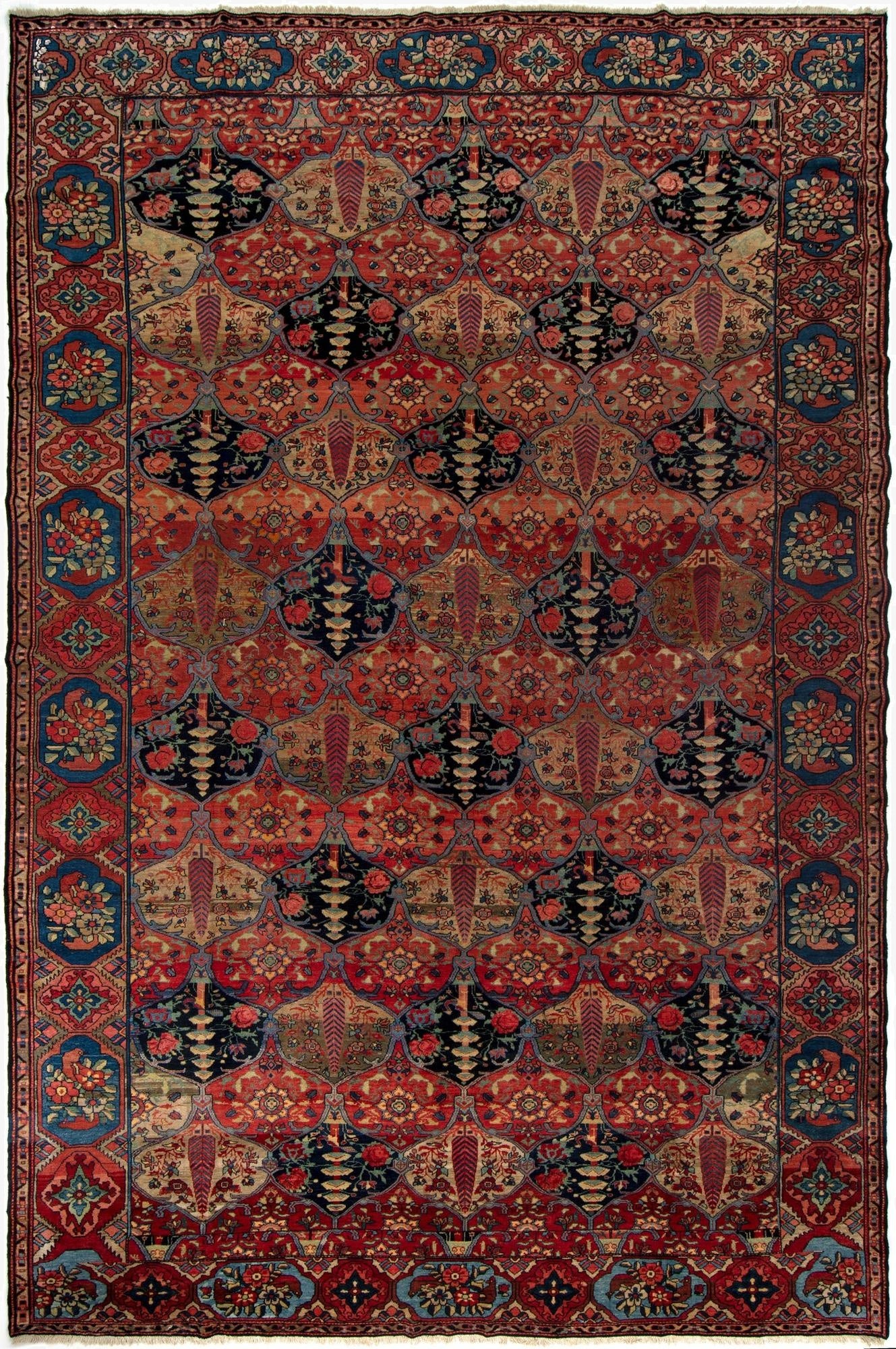  11' 10 x 17' 11  Hand Knotted Bachtiar Persian Wool Rug