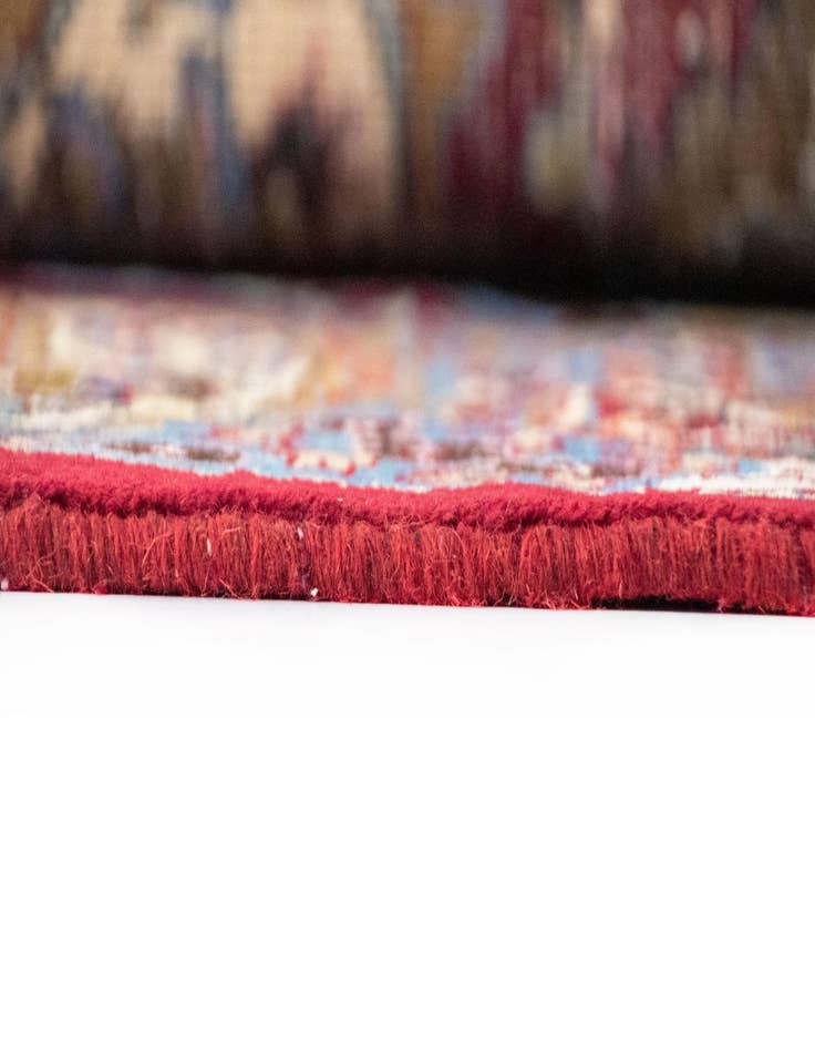 Detail image of  9' 10 x 13'  Hand Knotted Kashan Persian Wool Rug