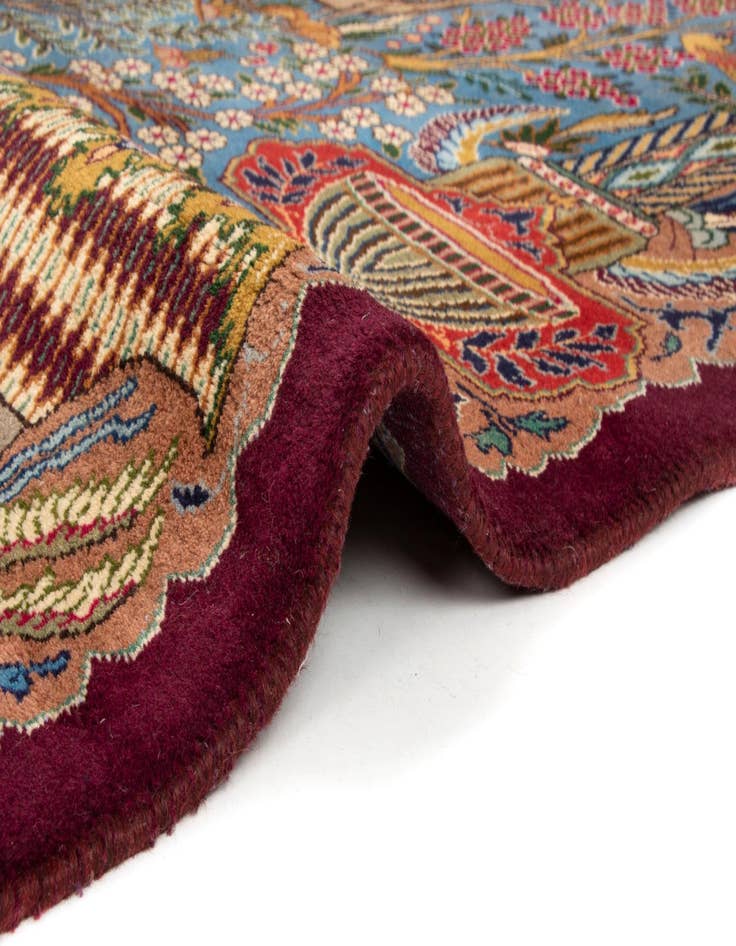 Detail image of  9' 11 x 12' 9  Hand Knotted Kashmar Persian Wool Rug