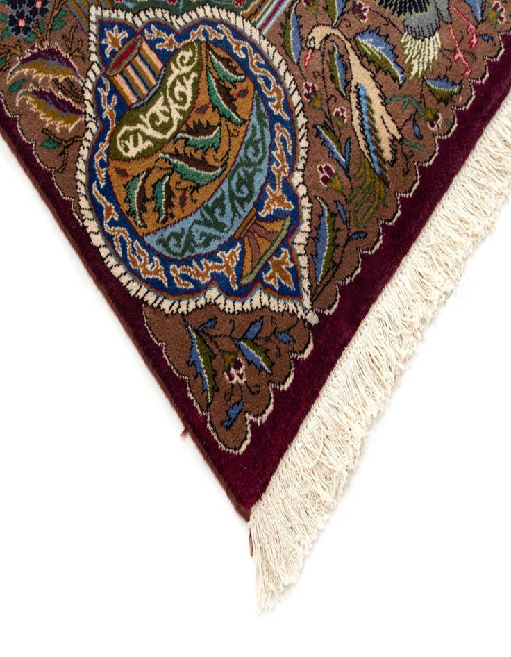 Detail image of  9' 8 x 13' 2  Hand Knotted Kashmar Persian Wool Rug