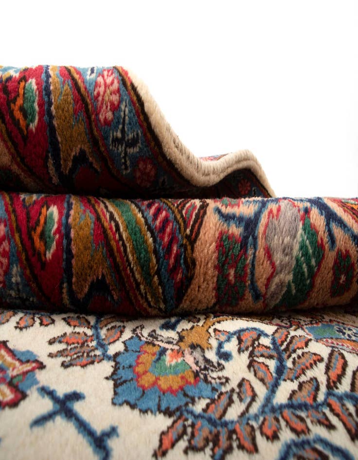 Detail image of  9' 2 x 12' 8  Hand Knotted Kashmar Persian Wool Rug