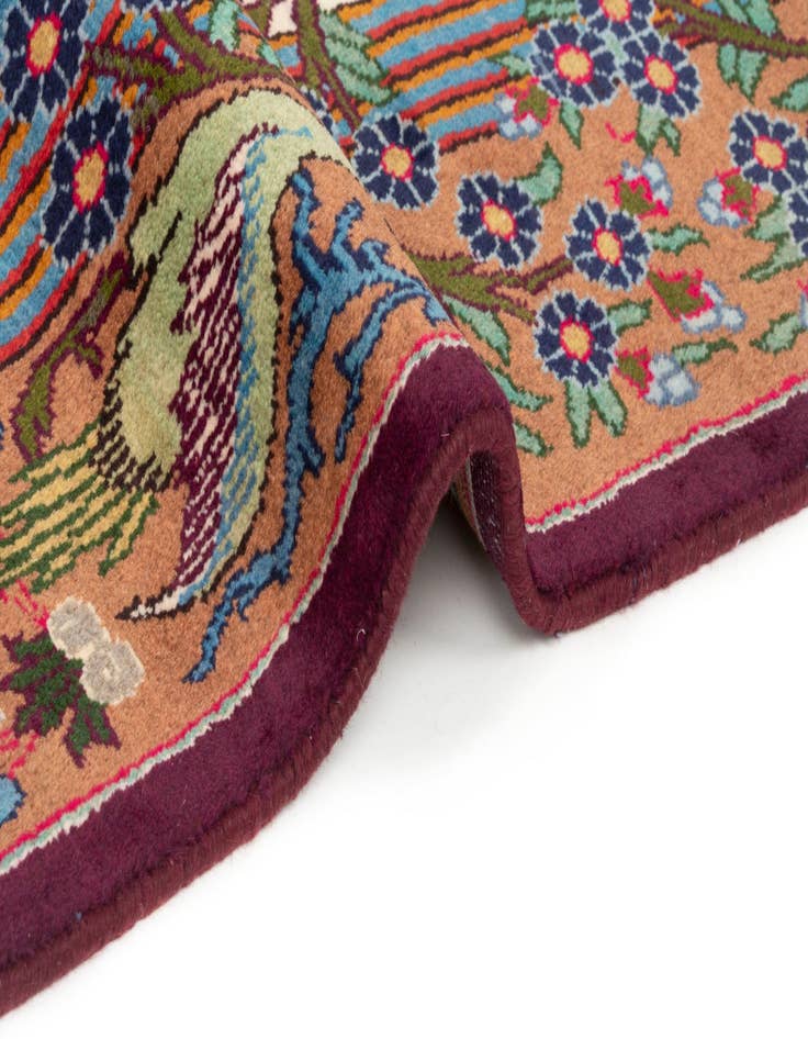 Detail image of  9' 10 x 12' 6  Hand Knotted Kashmar Persian Wool Rug