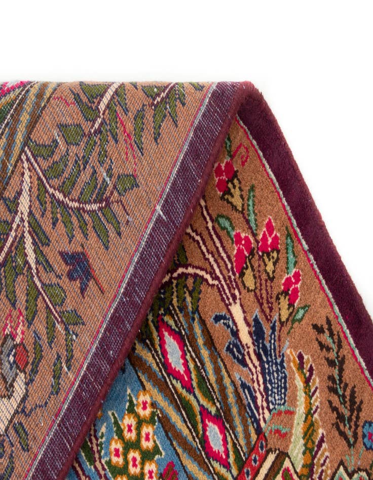 Detail image of  9' 10 x 12' 6  Hand Knotted Kashmar Persian Wool Rug