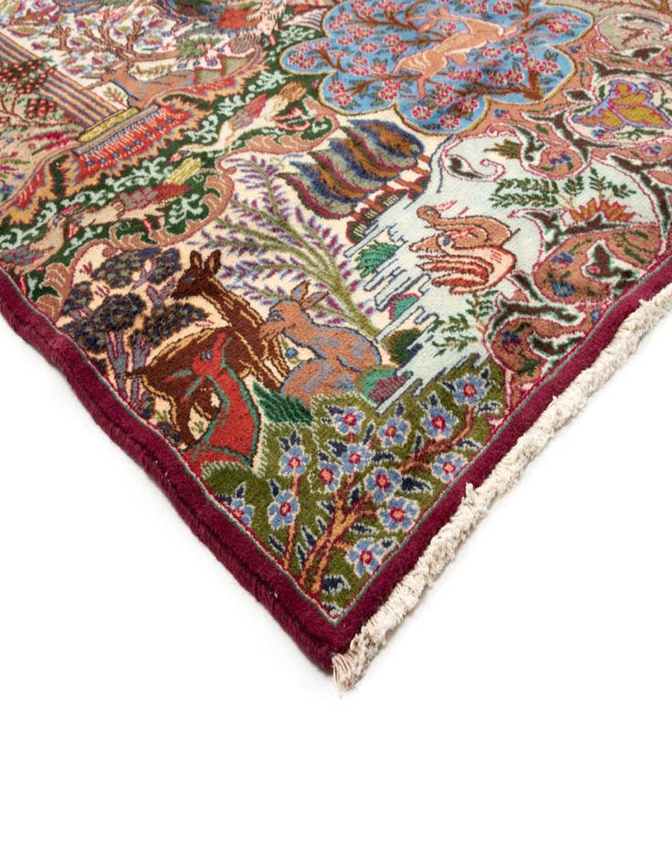 Detail image of  9' 7 x 12' 5  Hand Knotted Kashmar Persian Wool Rug