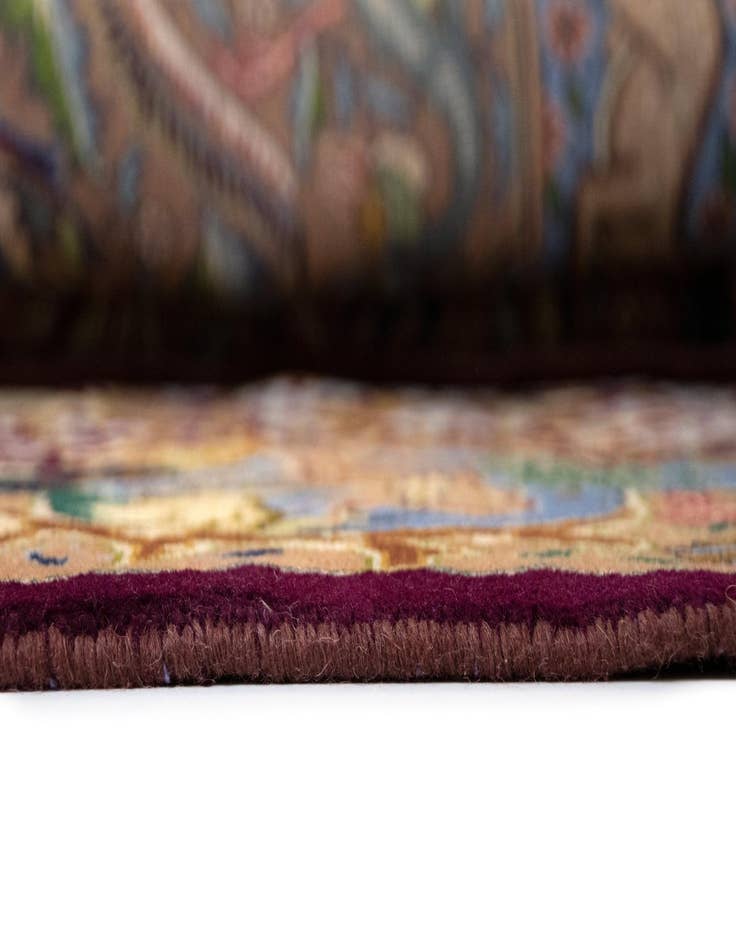 Detail image of 9' 10 x 12' 9 Hand Knotted Kashmar Persian Wool Rug