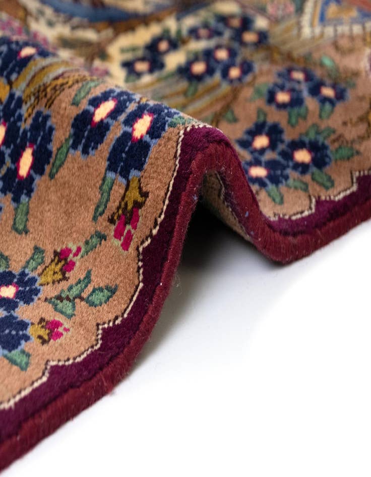 Detail image of 9' 9 x 13' 1 Hand Knotted Kashmar Persian Wool Rug