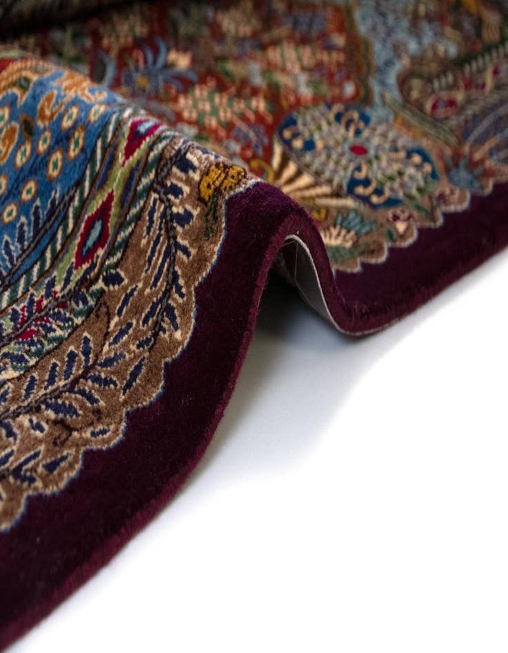 Detail image of 6' 8 x 10' 1 Hand Knotted Kashmar Persian Wool Rug