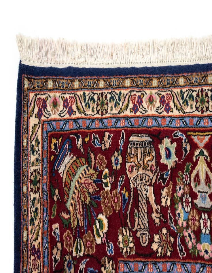 Detail image of  10' 3 x 12' 8  Hand Knotted Kashmar Persian Rug