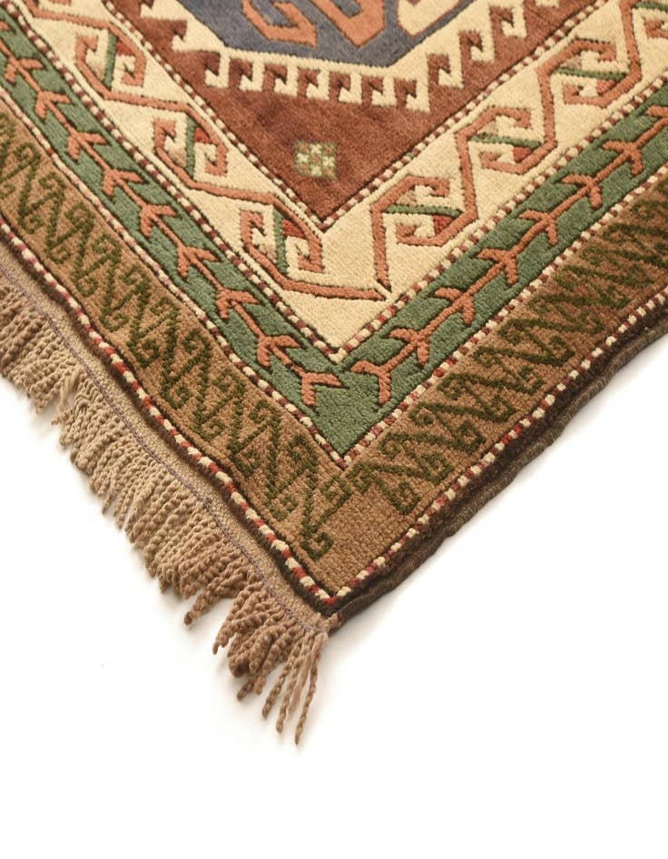Detail image of  4' 2 x 4' 10 Kazak Rug