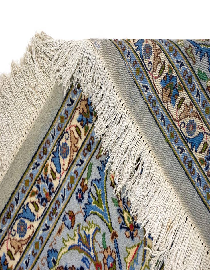 Detail image of  9' 10 x 13'  Hand Knotted Mashad Persian Wool Rug