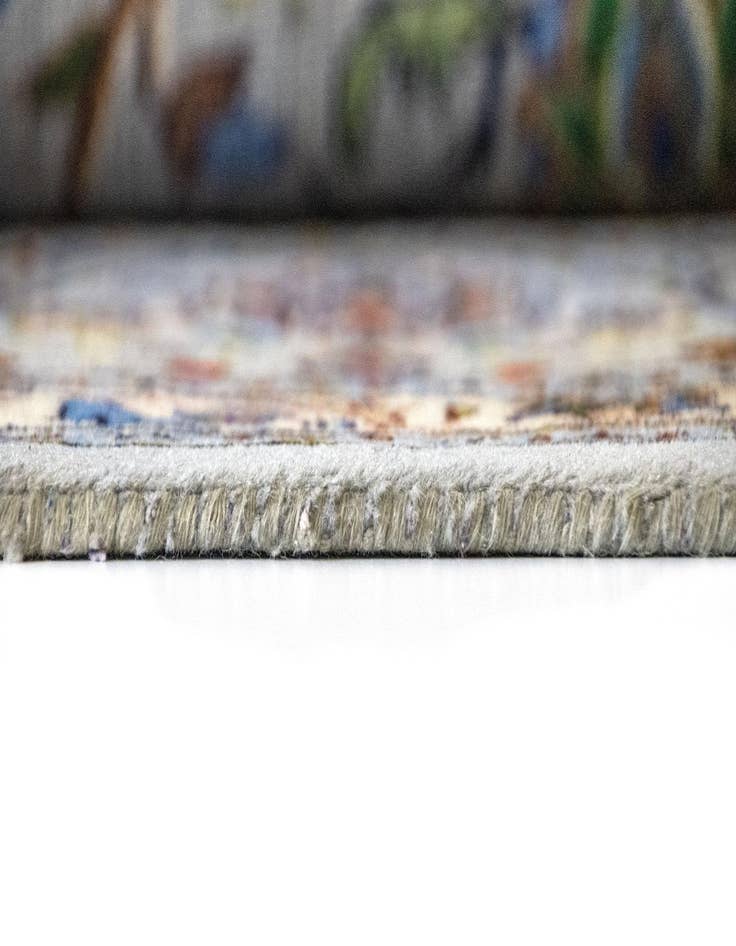 Detail image of  9' 10 x 13'  Hand Knotted Mashad Persian Wool Rug